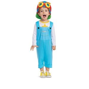 Coco Melon Tom Tom Toddler Halloween Costume Size 3T-4T Brand New
